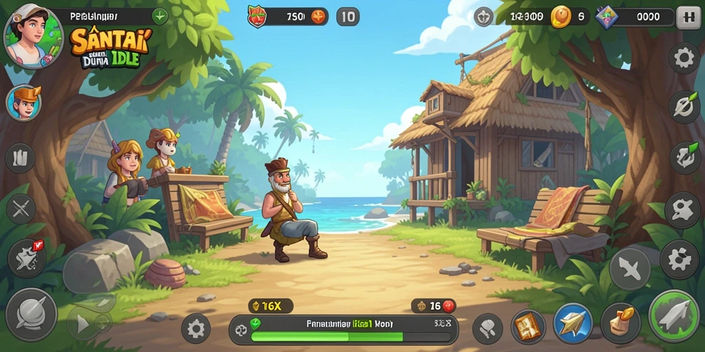 Tampilan gameplay 116X yang menarik dan penuh warna.