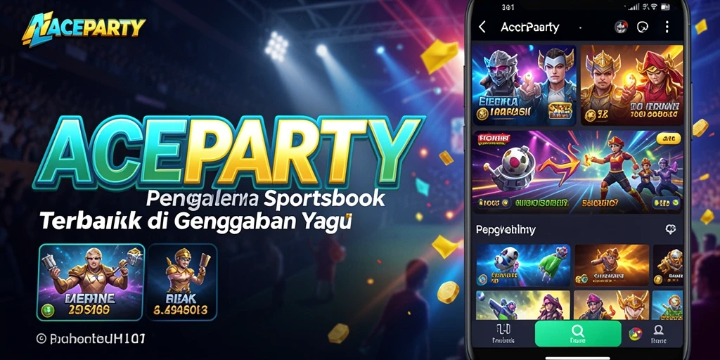Tampilan gameplay Sportsbook yang dinamis dan interaktif di ACEPARTY.