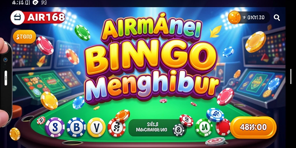 Tampilan gameplay seru dalam aplikasi Bingo AIR168.