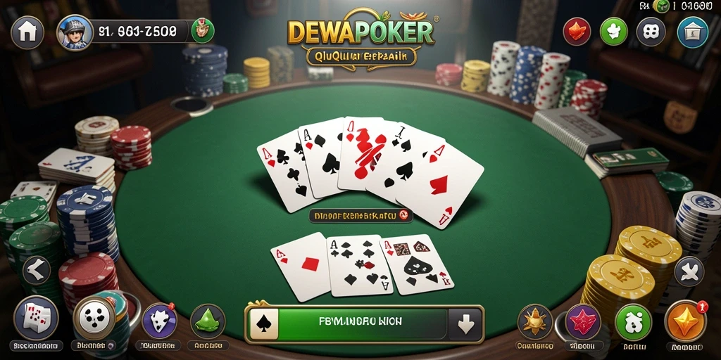 Screenshot gameplay QiuQiu yang menarik di DEWAPOKER.