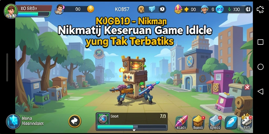 Tampilan gameplay KO857 yang menarik dan interaktif dalam genre Idle.