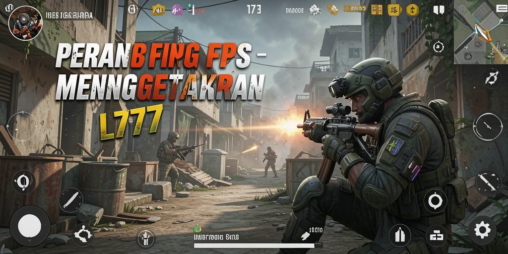 Gameplay L777 yang intens dengan aksi tembak-menembak yang memukau.