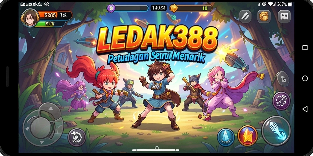 Menampilkan gameplay seru dengan karakter Anime yang dinamis.