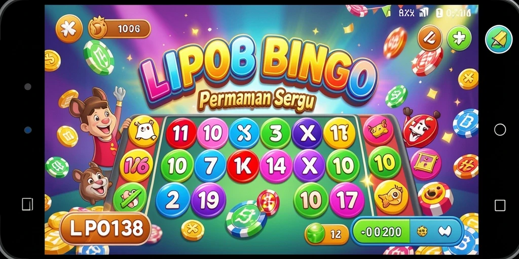 Tampilan gameplay LPO138 saat seru-seruan bermain Bingo.