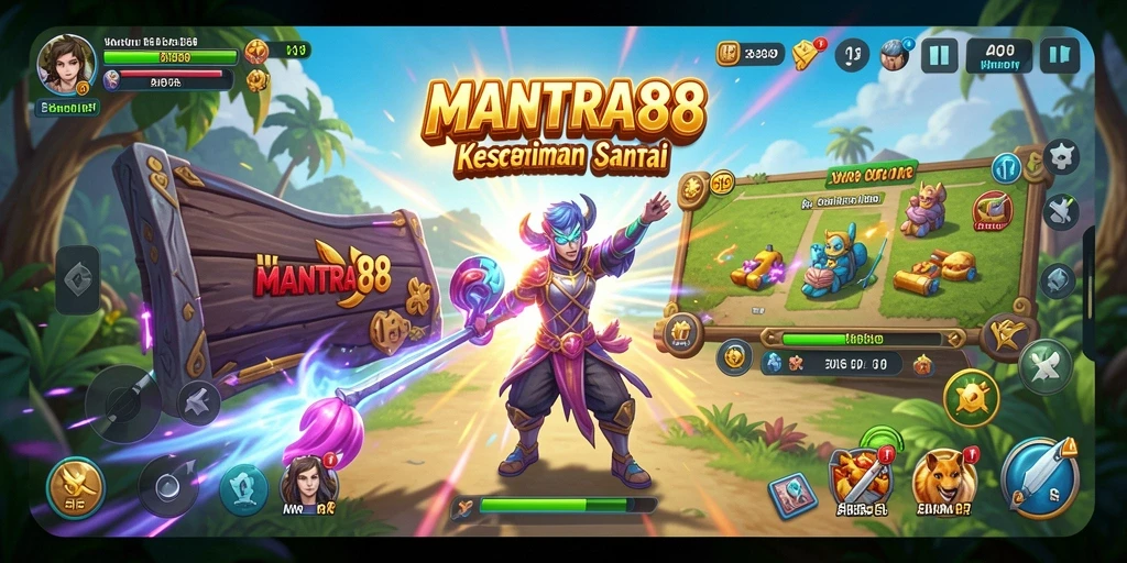 Tampilan main game Casual yang penuh warna dan menarik.