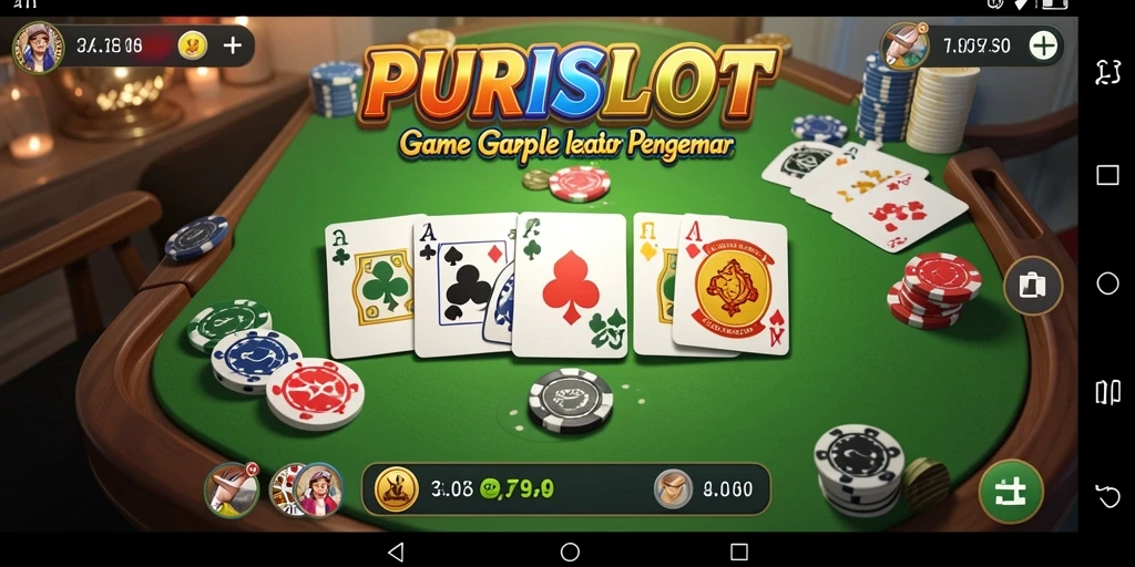 Tampilan gameplay Gaple seru dan menantang di PURISLOT.