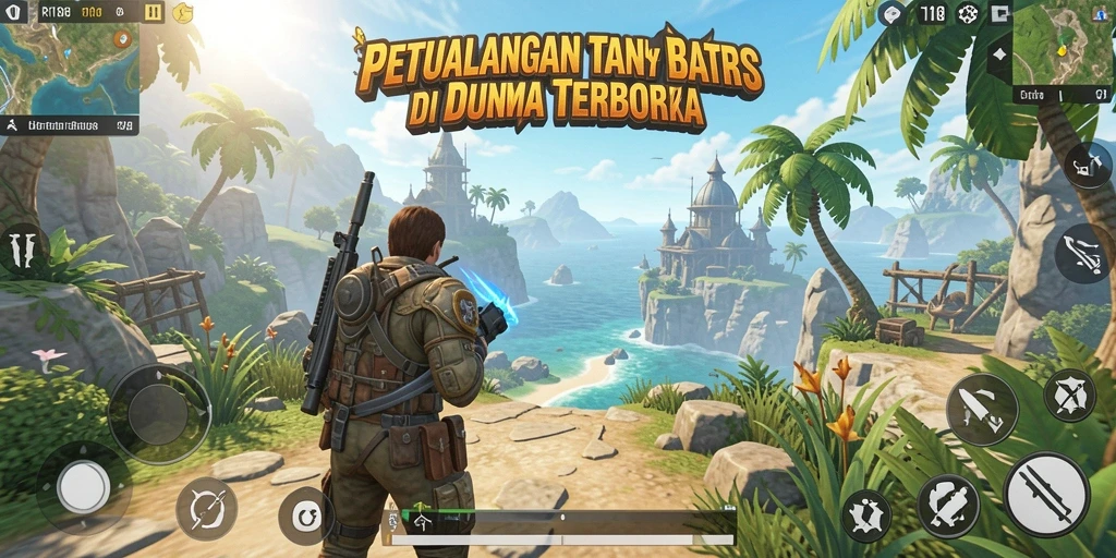 Gameplay seru di dunia terbuka dengan berbagai tantangan.