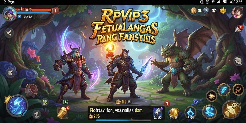 Tampilan menarik gameplay RPVIP3 yang penuh aksi RPG.