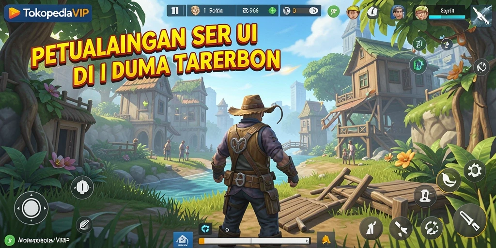 Tampilan menarik dalam gameplay dunia terbuka TOKOPEDIAVIP.